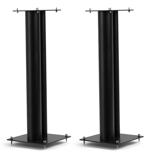 Norstone Stylum 3 Black Premium metal speaker stand wire management and spike 31.5in $109